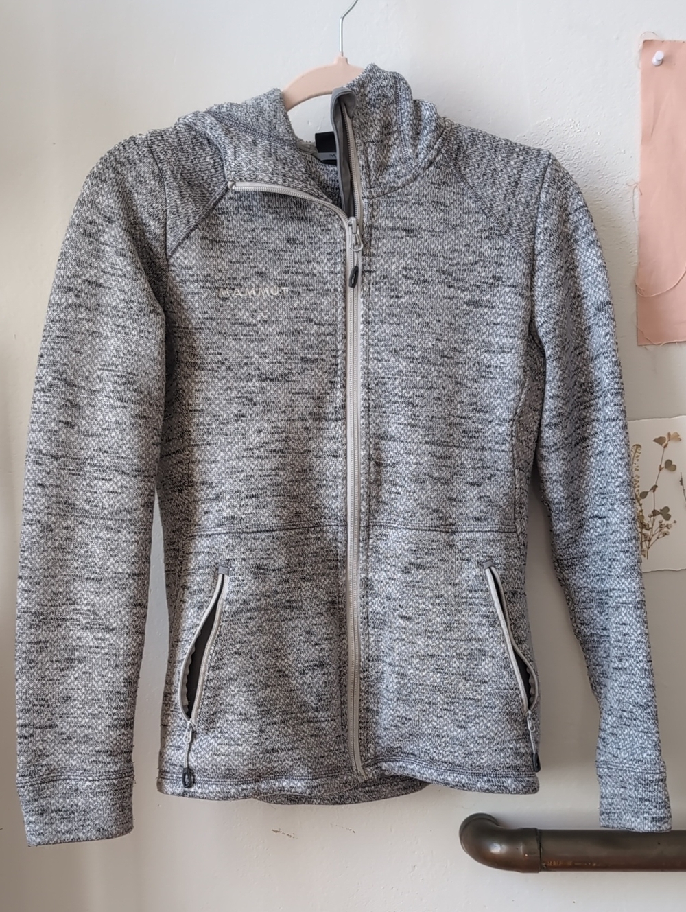 Mammut Kachemak Women’s Full Zip Fleece Hoodie Jacket, S